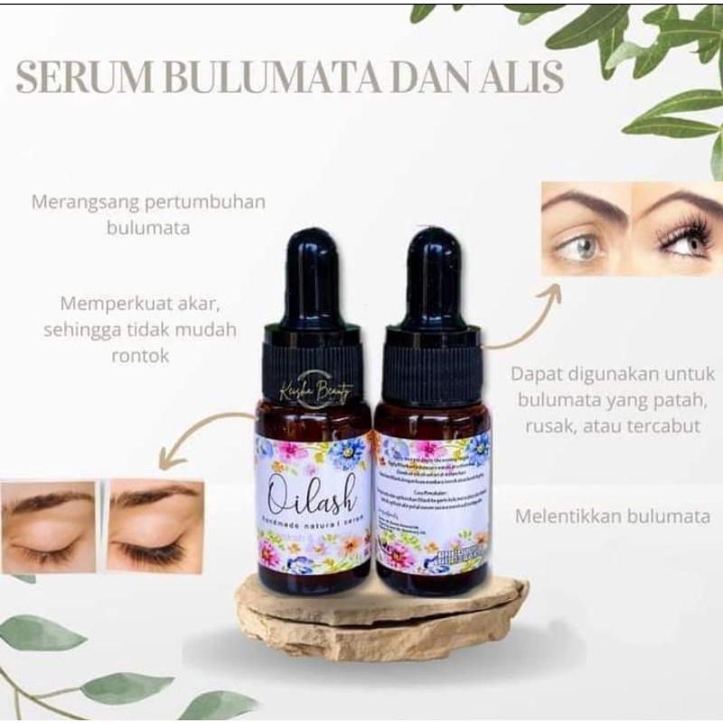 Oilash Serum Bulu Mata Dan Alis , Melentikkan Bulu Mata Secara Alami