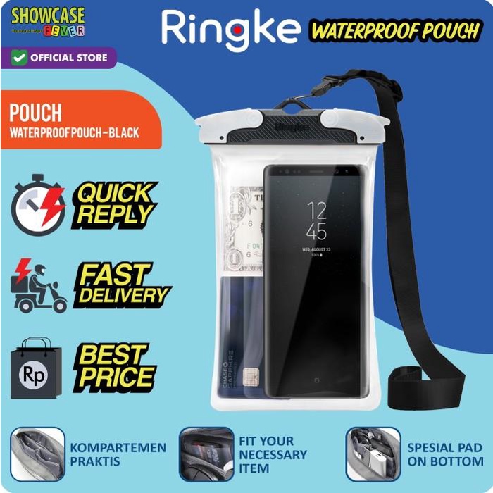 Best Seller Ringke Samsung Iphone Waterproof Case Casing Hp Tahan Air Black