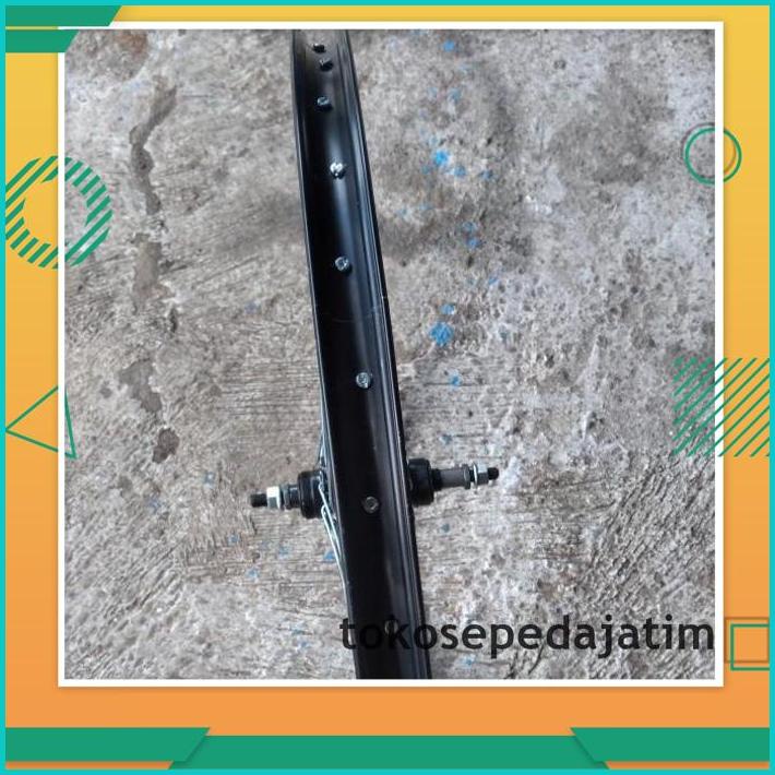 BIG SALE VELG RIMS SEPEDA/WHEELSET 26 MTB UNITED ALLOY HITAM 36H 