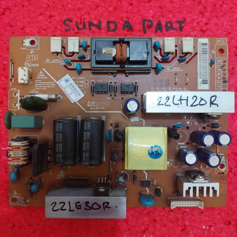 POWER SUPPLY - REGULATOR TV - PSU - MESIN TV LCD LG 22LG20R - 22LG20