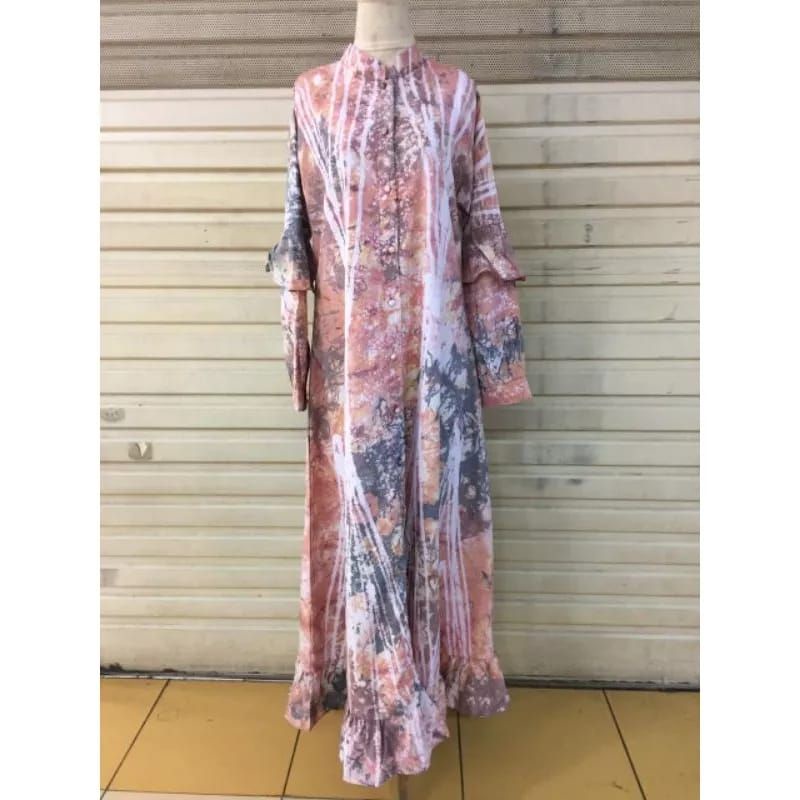 Real Pict Gamis Tie Dye Kancing Depan Terbaru / Gamis Jumputan / Gamis Palembang / Gamis Cotton Mikro / Gamis Busui / Gamis Amstrak / Gamis Muslimah / Gamis / Dress Jumputan / Gamis Pelangi / Dress