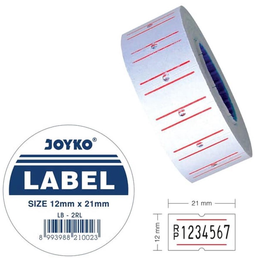 

✔️ [DAVIS]Label Harga Joyko 12 x 21mm (pak)