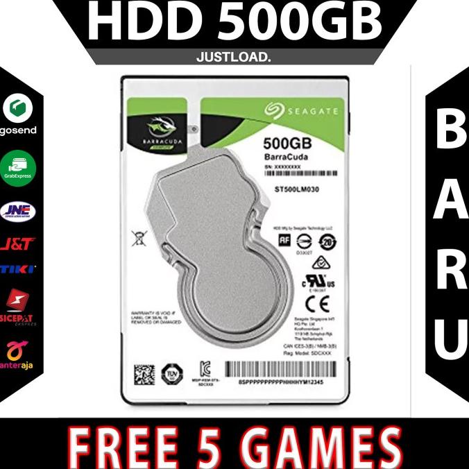Hardisk Internal External Harddisk Eskternal 500Gb Garansi Bonus Game Original