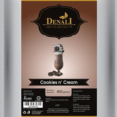 

COOKIES N CREAM POWDER DENALI 800 GRAM