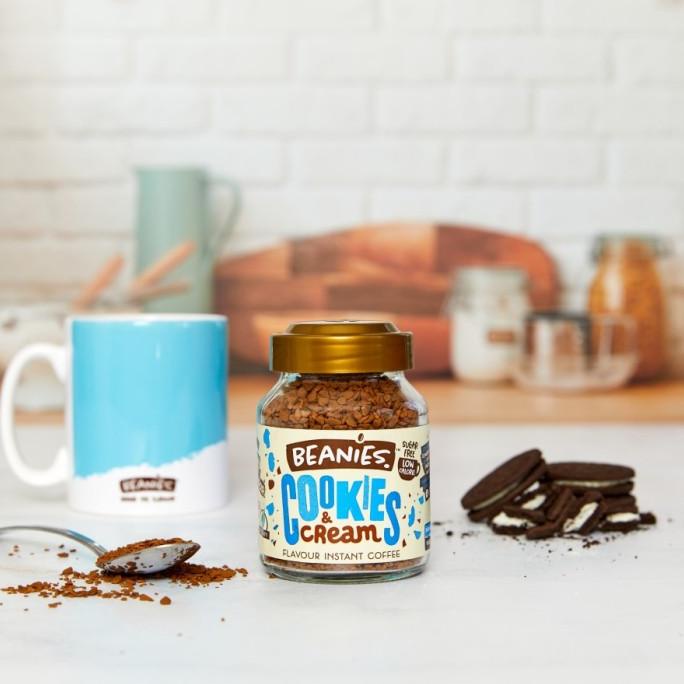 

Beanies Coffee Flavour Instant Coffee Cookies and cream 50gram