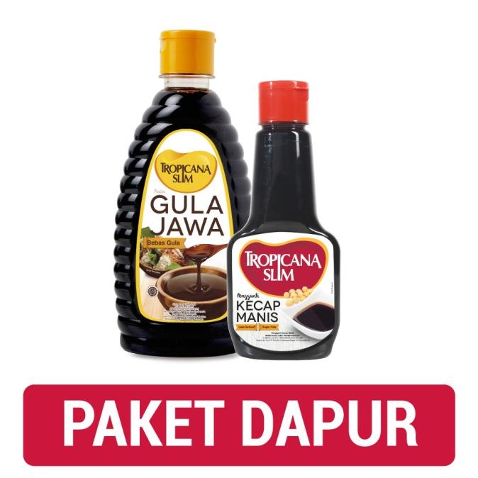 

Tropicana Slim Gula Jawa 350ml + Kecap Manis 200ml