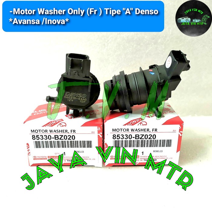 JVNM motor washer wiper pompa air depan Avanza Innova original
