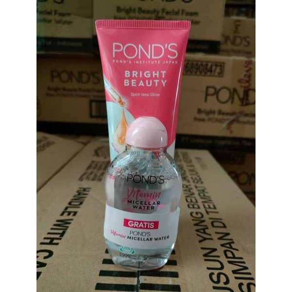 PONDS FACIAL FOAM WHITE BEAUTY/FACIAL FOAM PONDS BRIGHT BEAUTY 100 gram