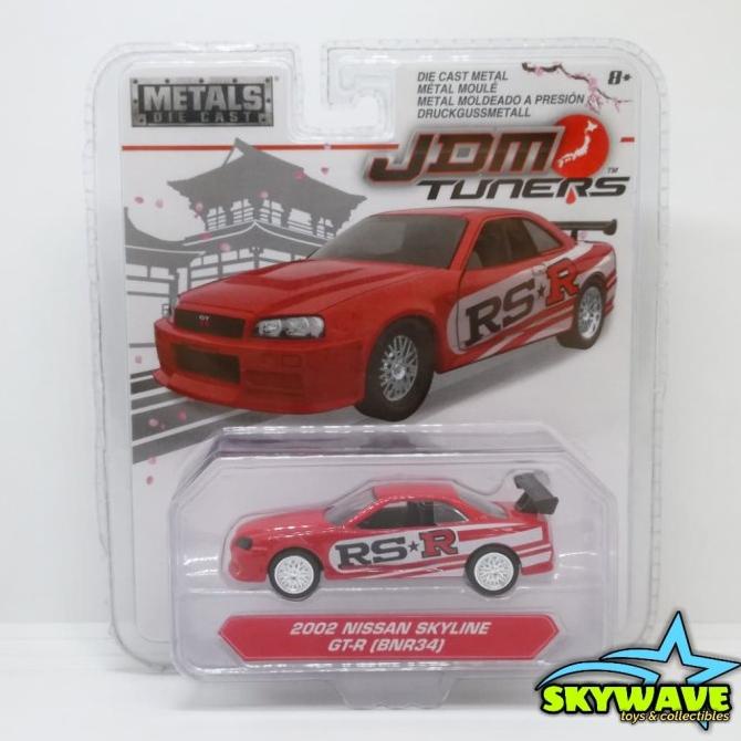 Diecast Jada JDM Tuners - 2002 Nissan Skyline GT-R (BNR34)