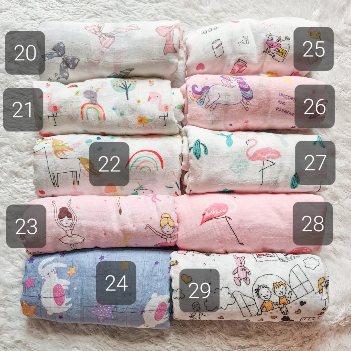 Aden Anais Swaddle / Kain Muslin / Bedong / Selimut Bayi