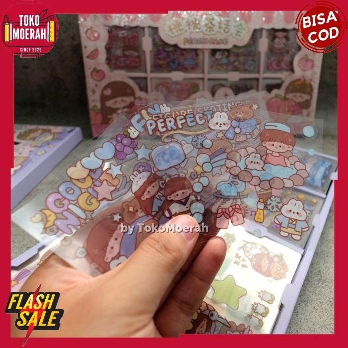 

Stiker 200 Senmu Momo Sticker Lucu Murah Isi 200 Lembar Murah Unik Cod