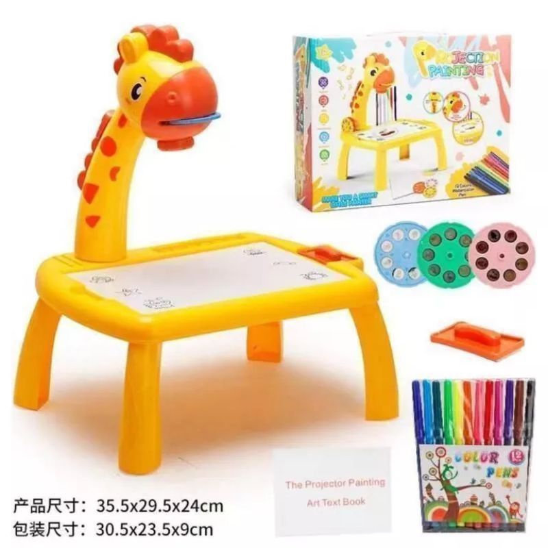 meja proyektor anak/mainan gambar lukis anak(ukuran besar)