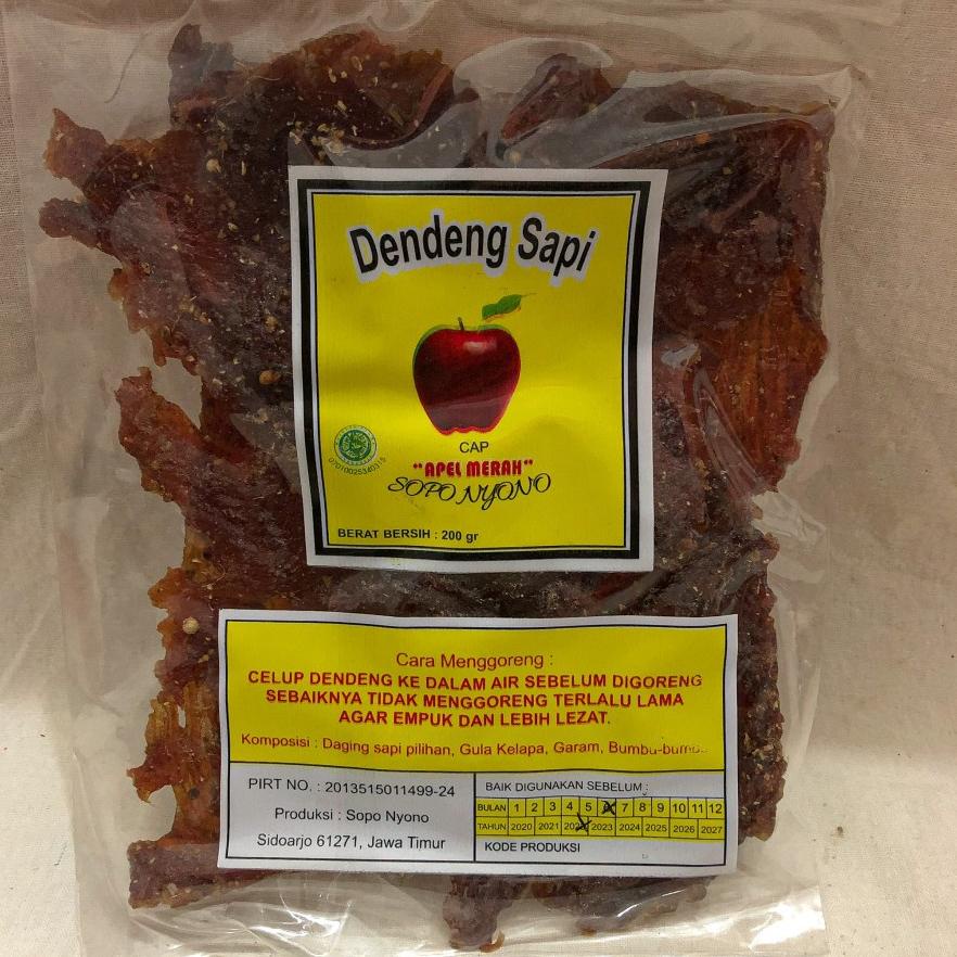 

DENDENG SAPI CAP APEL MERAH @200gr Best Seller