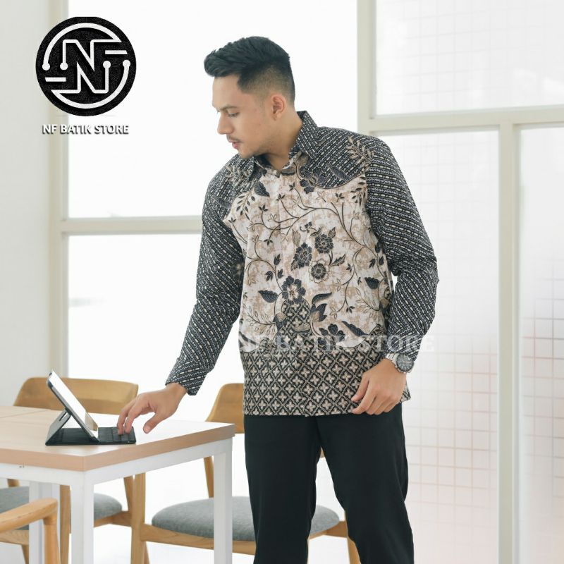 Bimasena Kemeja batik solo / Full furing / Kemeja batik pria / Batik kondangan / Batik sragenan / Ba