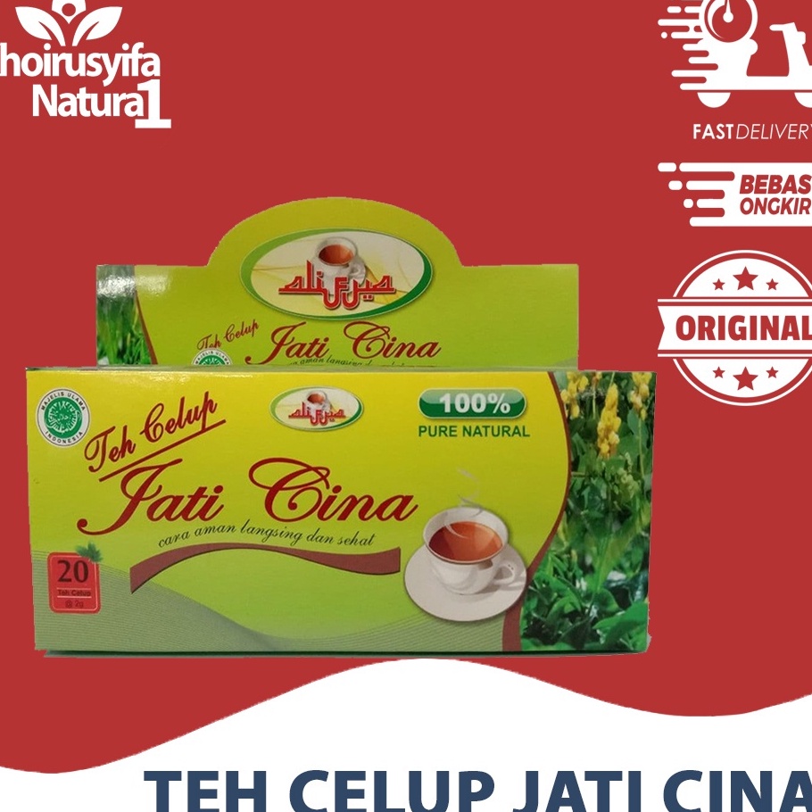 

ORIGINAL% TEH CELUP JATI CINA 20 PCS /PELANGSING ALAMI /100% PURE NATURAL