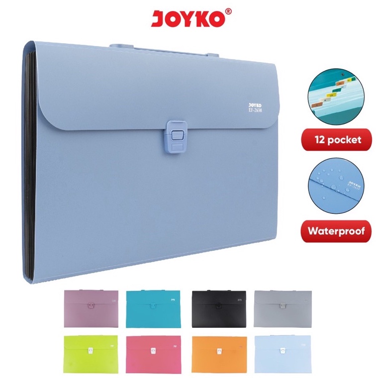 

[KODE PRODUK LE7FJ7358] Expanding File Map Harmonika Joyko EF-2638 Folio 13 Pocket