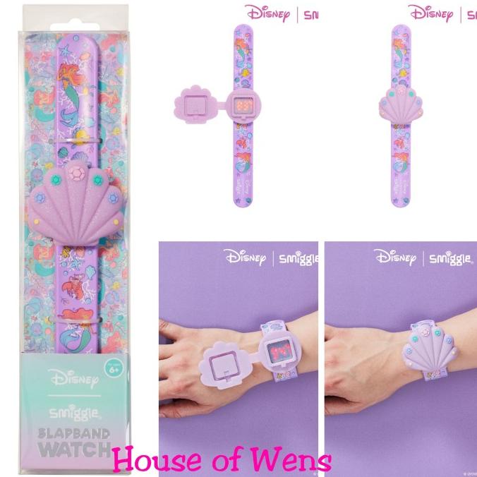 SMIGGLE DISNEY PRINCESS SLAPBAND WATCH ORIGINAL - JAM TANGAN ANAK