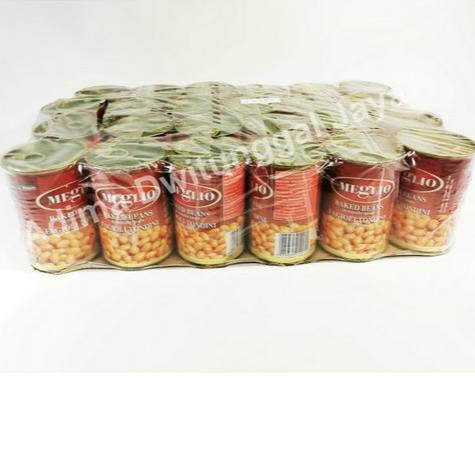 

Kacang Panggang / Baked Beans Meglio 24x400 gr - Karton Best Seller