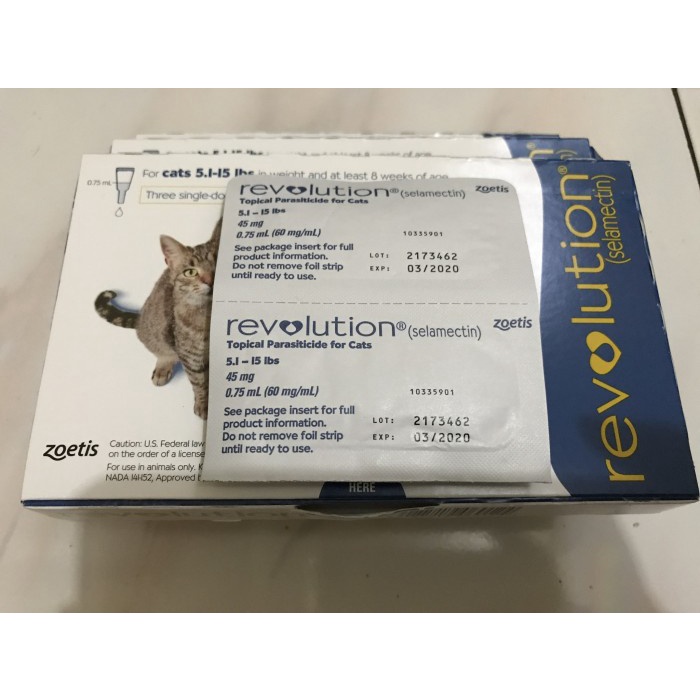 Revolution - Cat / Kucing - Obat Tetes Kutu