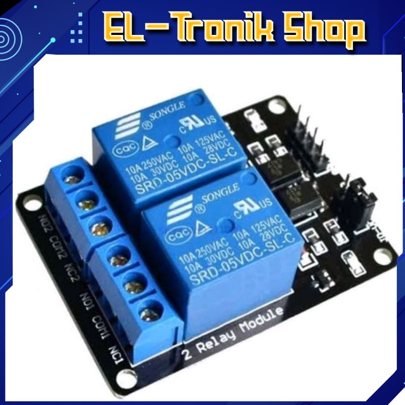 Modul Relay 2 Channel 5V (Tegal)