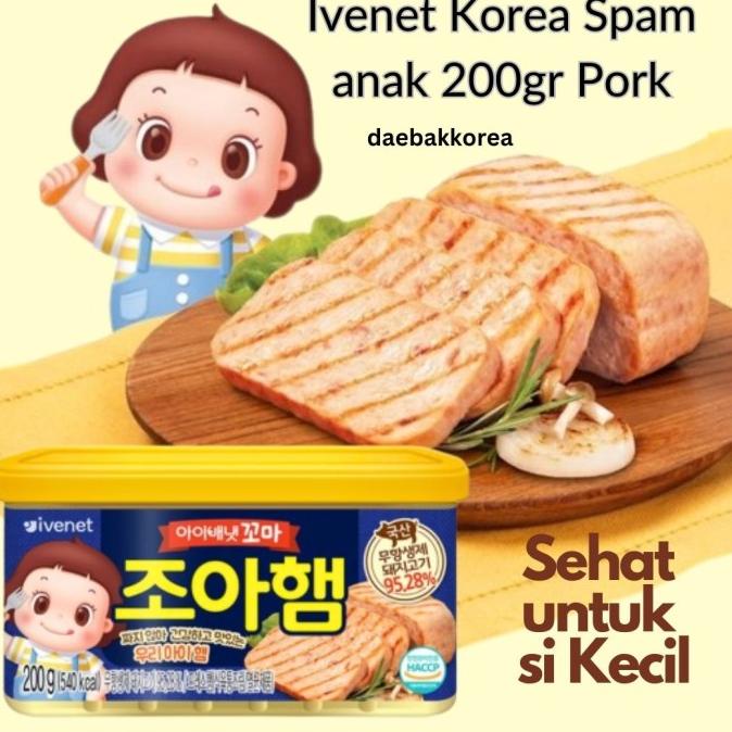 

Ready Stock Ivenet Korea Spam anak 200gr - JOA ham