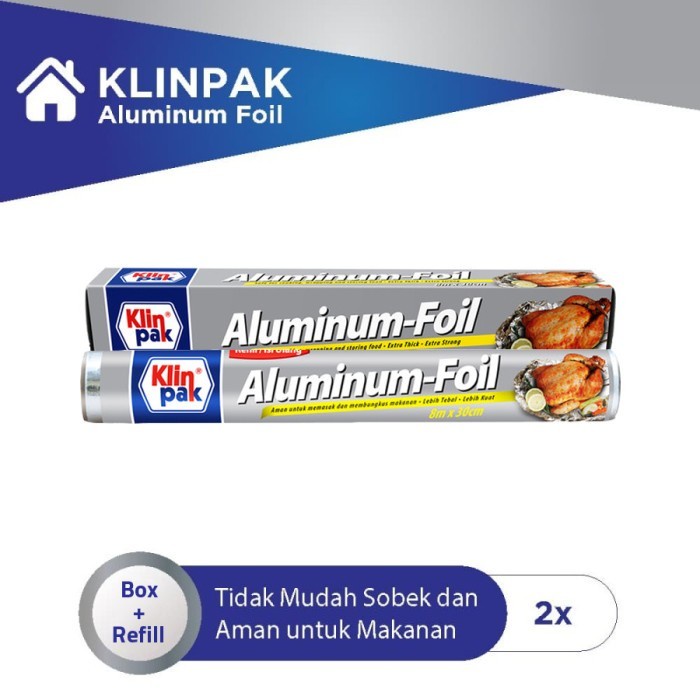 

Sale!! [Bundle] Klinpak Aluminium Foil Food Grade Bungkus Makanan