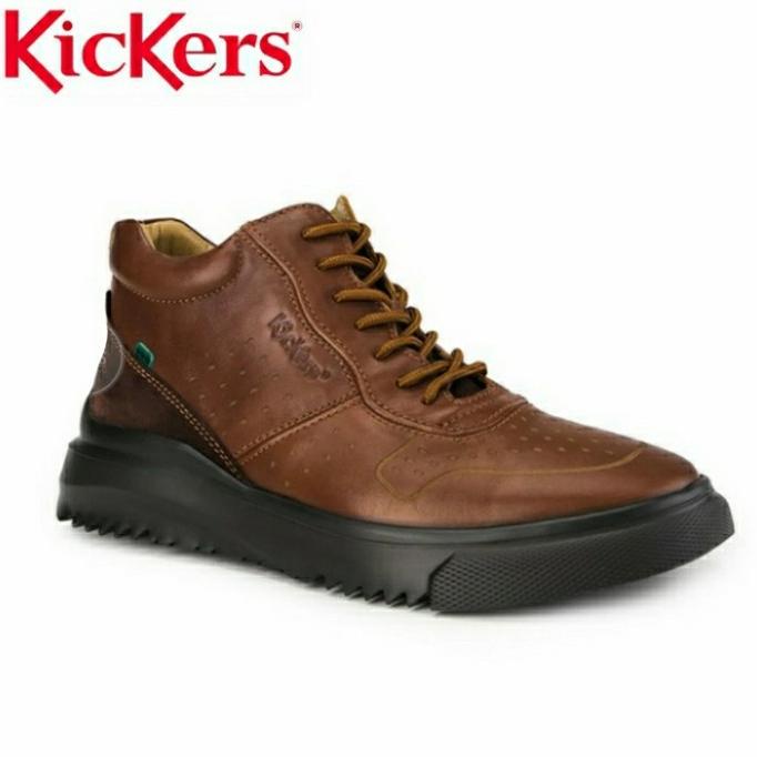 SEPATU PRIA SEPATU KICKERS ORIGINAL MENS KCM 3326 SEPATU BOOTS CASUAL BROWN EL09I09A82L
