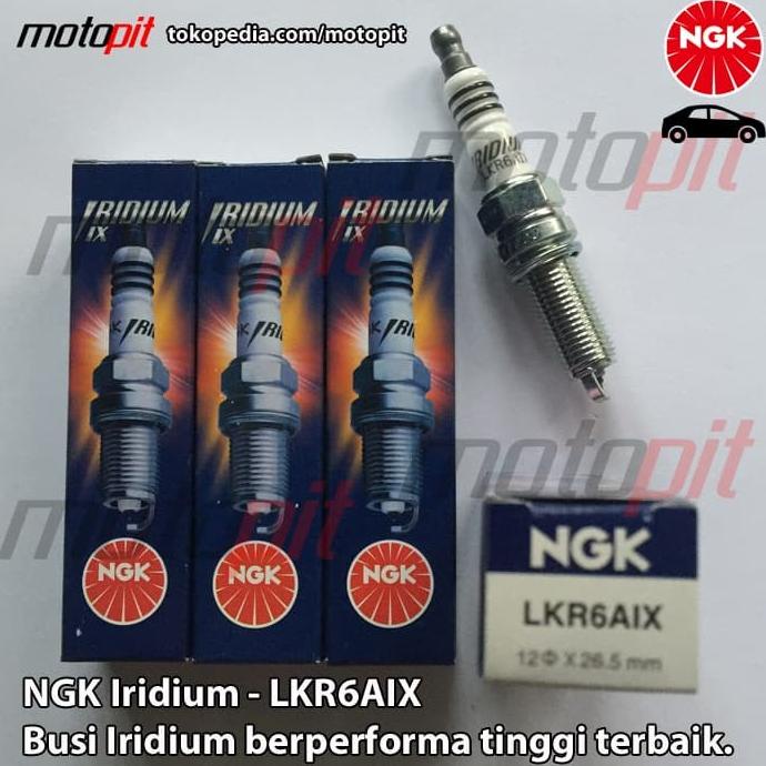 NGK Iridium LKR6AIX Busi Mobil Ayla Agya Sigra 1000cc