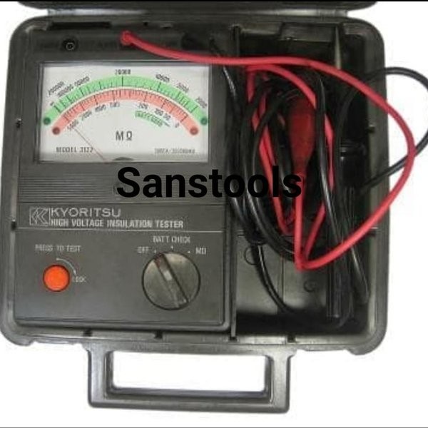 Kyoritsu 3122A analog insulation tester 5kv megger manual jarum Ready