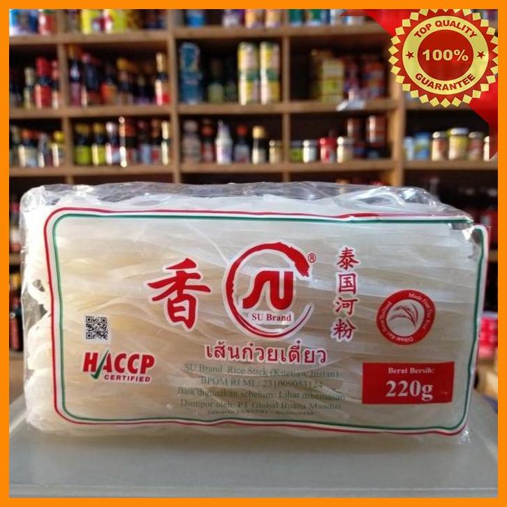 

(SUHA) SU BRAND RICE STICK/ KWETIAU INSTAN 220GR