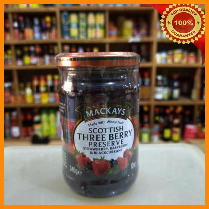 

(SUHA) MACKAYS SCOTTISH THREE BERRY PRESERVE/ SELAI BUAH TRIPLEBERRY 340GR