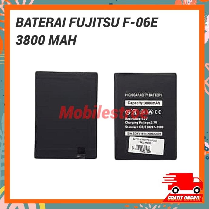 Baterai Fujitsu F - 06E 3800 Mah