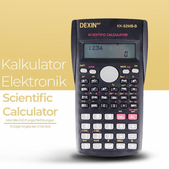 

kalkulator scientific dexin murah kalkulator 240 fungsi perhitungan
