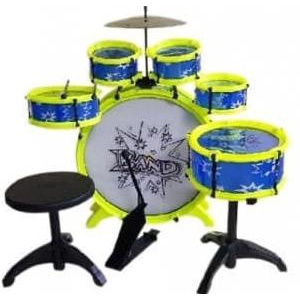 Mainan Edukatif / Edukasi Anak - Big Band Drum Set Cymbal Musik Music