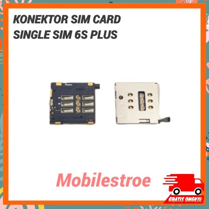 Flexible Konektor Sim Card Single Sim Iphone 6S Plus