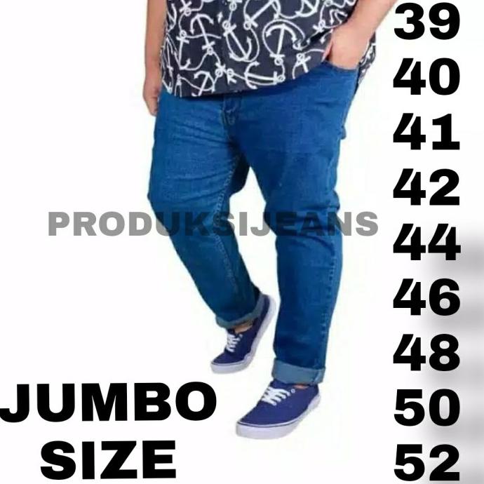 celana jeans pria stretch/melar jumbo