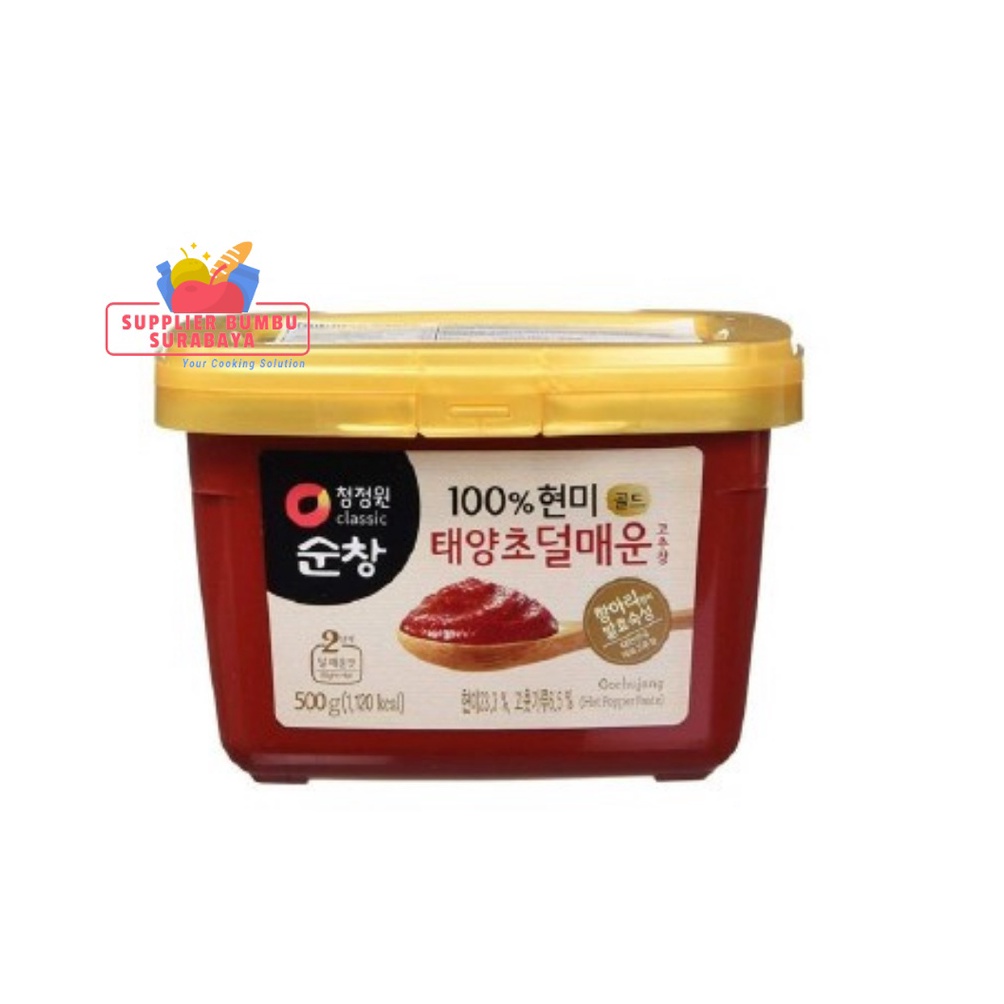 

Koleksi Terbaru.. Daesang Chung Jung One Sunchang Gochujang / Pasta Cabai Merah Korea 500g RDB