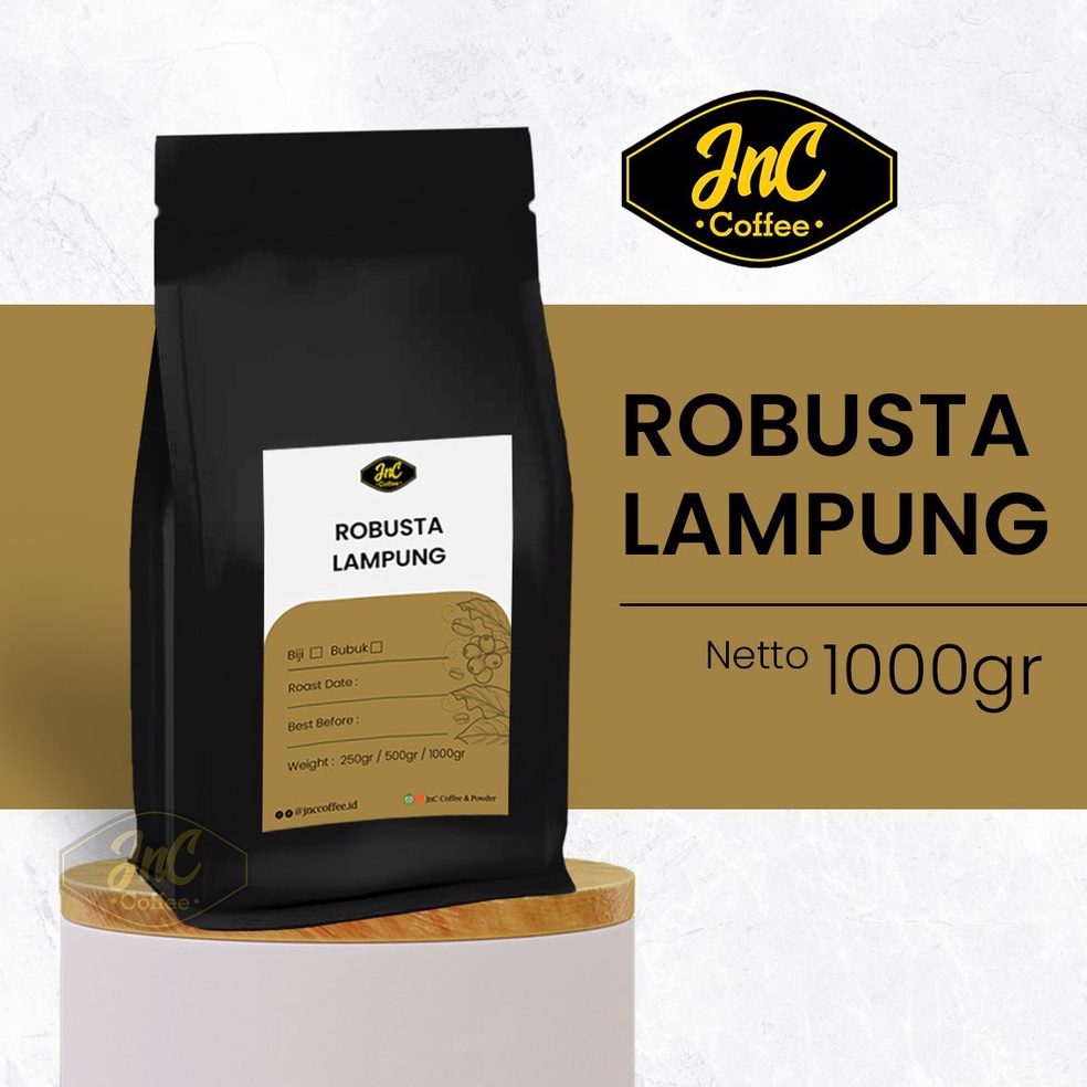 

Miliki Segera.. Biji Kopi Bubuk Robusta Lampung JnC Coffee 1 Kg 1kg E7C