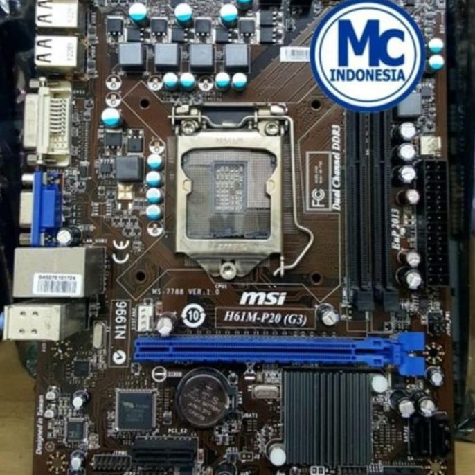 

*#*#*#*#] Super Sale Mainboard MOBO Motherboard H61 Intel LGA 1155 Onboard MSI