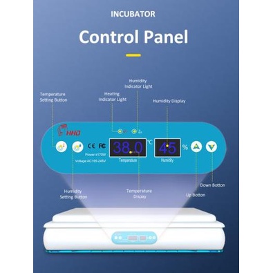 120 Egg Incubator Penetas Telur Full Otomatis N Humidity Control