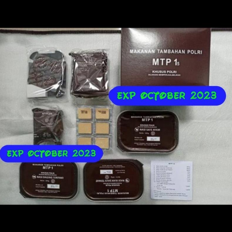 

MTP1 RANSUM POLRI I Murah 1 set lengkap I Survival food makanan camping Best Seller