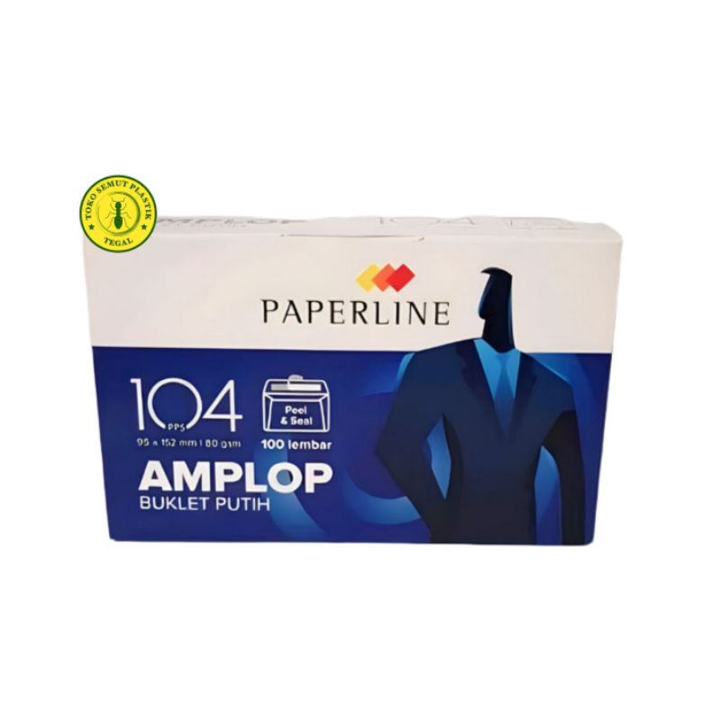 

AMPLOP PAPERLINE 104 PPS PUTIH POLOS