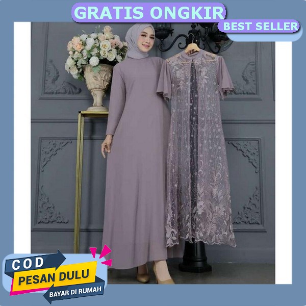 Ethica Gamis Kagumi 290 Dress Terbaru 2023 Cocok Untuk Kondangan Arisan Wisuda Atasan Perempuan Gami