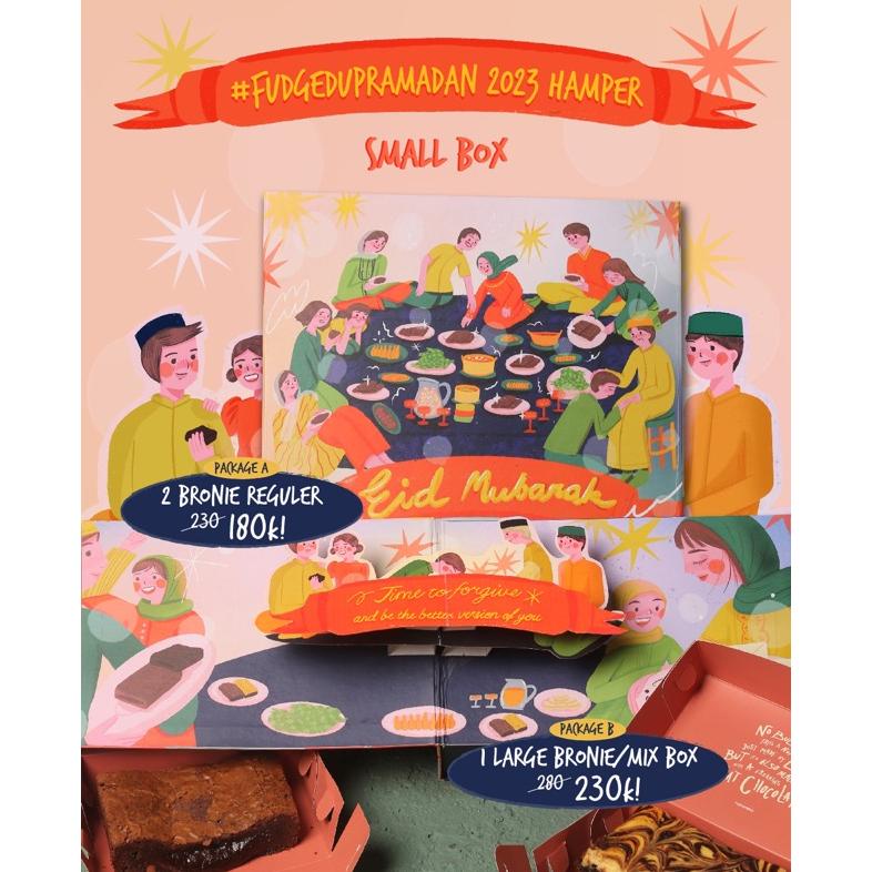 

OJOL ONLY Fudgybro Ramadhan Hampers Small Box Package Best Seller