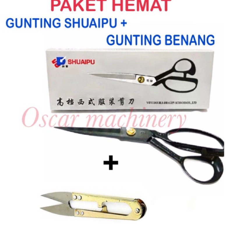 

[ETT] Paket Hemat Gunting SHUAIPU + Gunting Cekris Kangyong Produk Keren