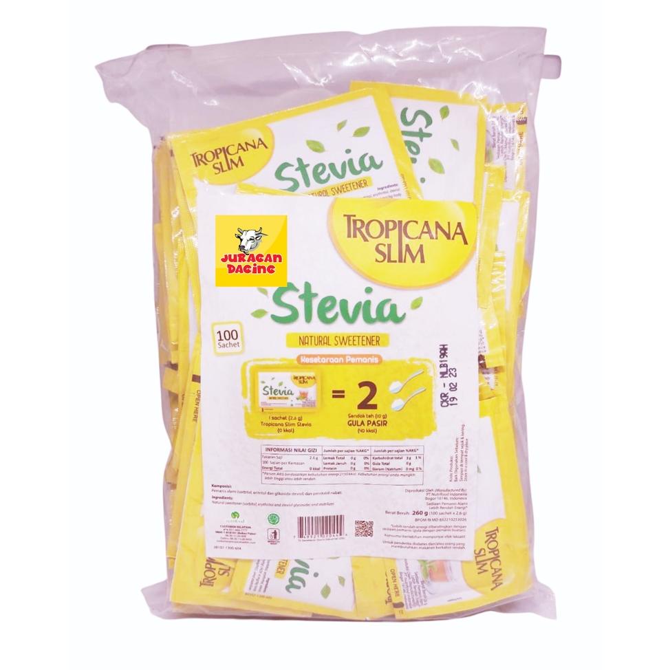 

Tropicana Slim Stevia 100 sachet Best Seller