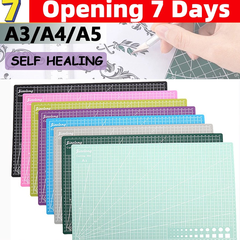 

A3/A4 PVC Cutting Mat Cutting Pad Board Double-sided DIY Tool Cutting Board-Papan 88