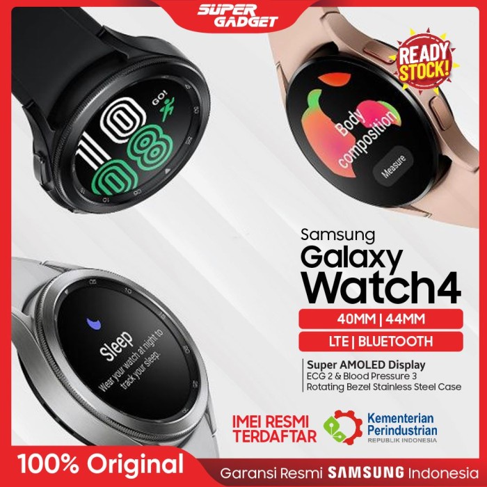 Best Seller Samsung Galaxy Watch 4 40Mm Smartwatch Jam Tangan Bluetooth