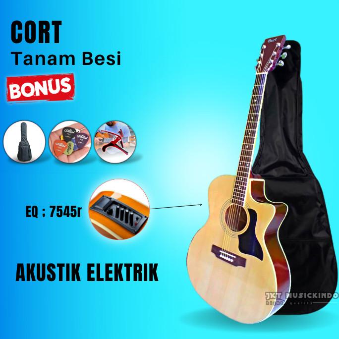 Gitar Akustik Elektrik Cort Model Cutway Guitar Akustik Elektrik Viral