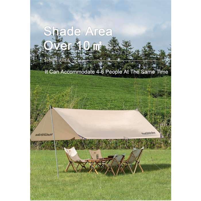 FLYSHEET GIRDER SHELTER NATUREHIKE NH20TM006 SHELTER TENDA CAMPING